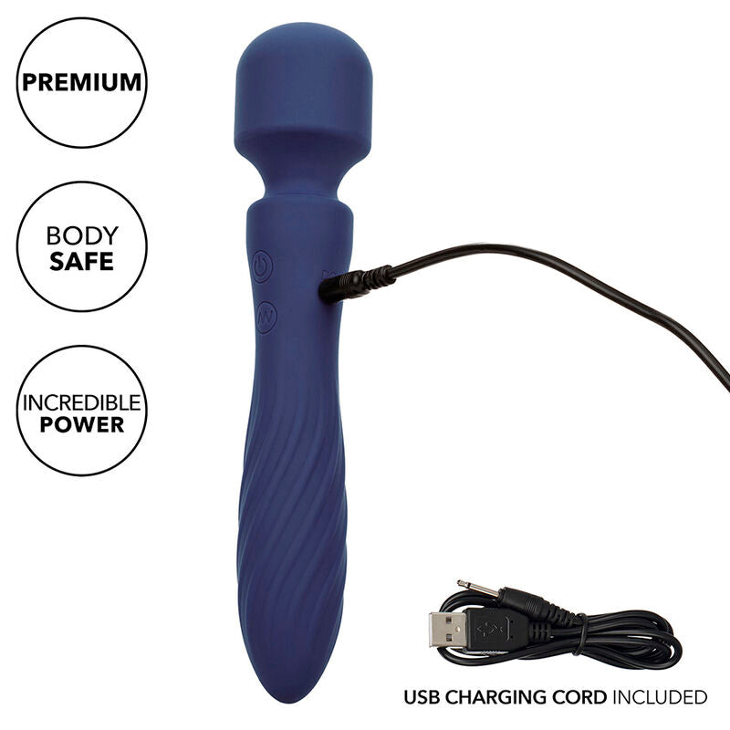 Calexotics - Charisma Mystique Massager Doppelmotor 12 Funktionen 20,5 Cm X 4,5 Cm Lila