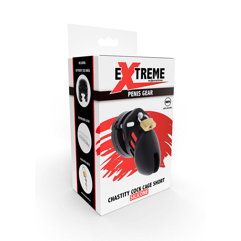Hidden Desire - Extreme Keuschheitspumpenkã„Fig Aus Silikon Grã–Sse S Schwarz