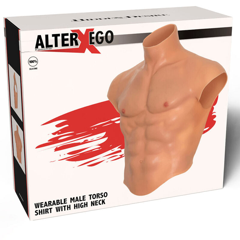 Verborgene Bedãœrfnis - Alter Ego Silikon-Mã„Nnertorso-Shirt Mit Abs-Fleisch