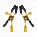 Kink - Goldene Nippelklemmen 6 Cm