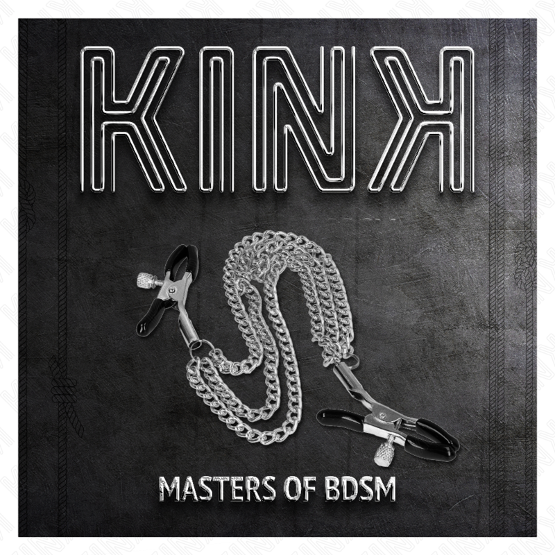 Kink - Nippelklemmen Mit 3 Ketten Silber 20/23/28 Cm