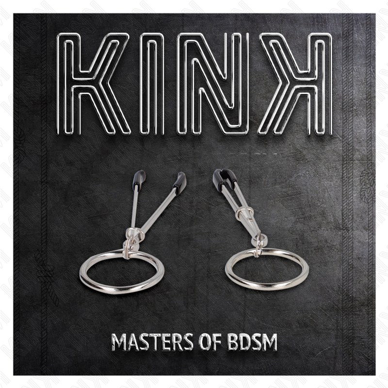 Kink - Dãœnne Nippelklemmen Mit O-Ring 7 Cm