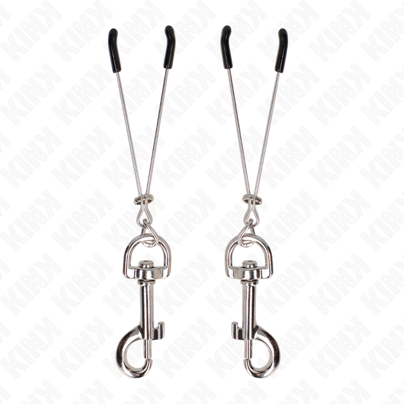 Kink - Dãœnne Haken-Nippelklammere Silber 7 Cm