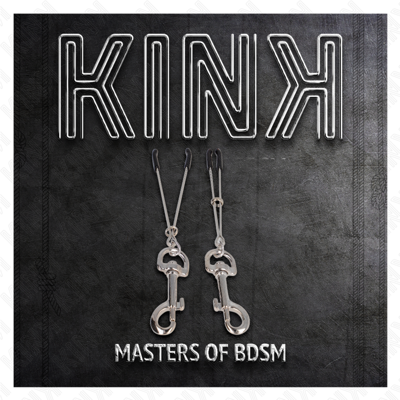 Kink - Dãœnne Haken-Nippelklammere Silber 7 Cm