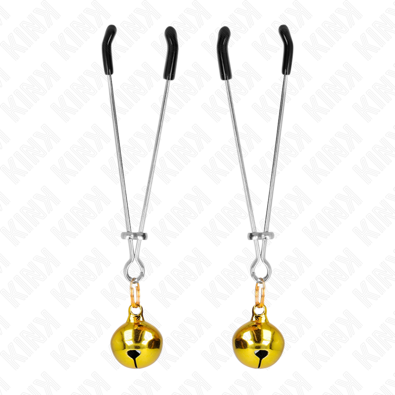 Kink - Dãœnne Glocken-Nippelklammern Gold 7 Cm