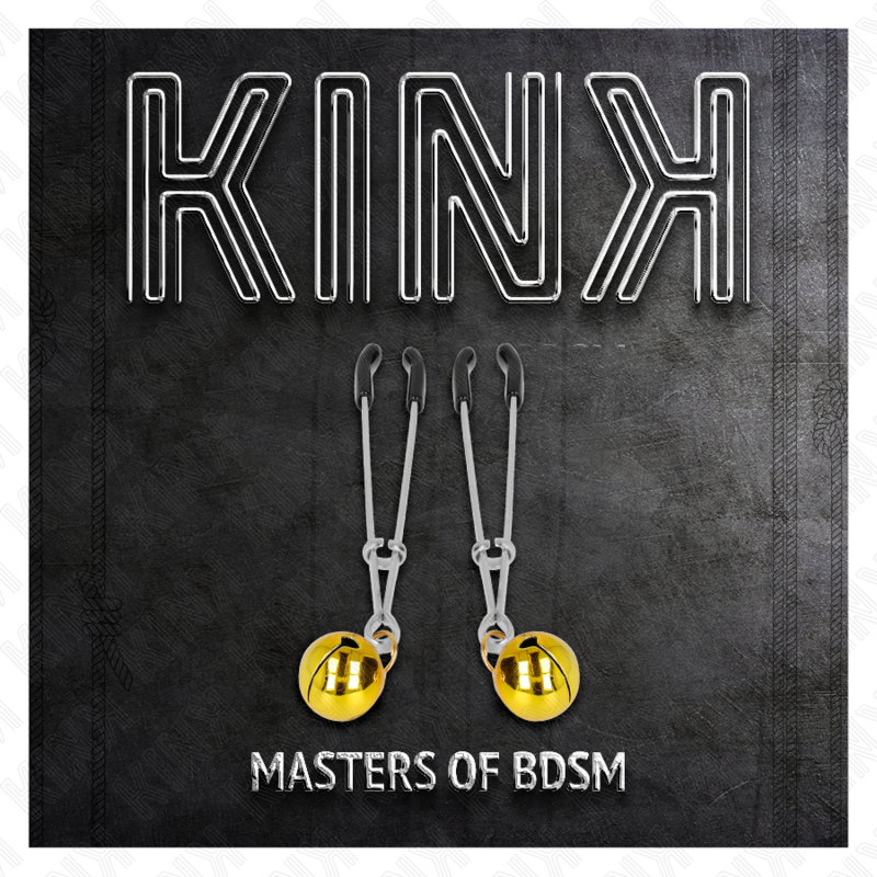 Kink - Dãœnne Glocken-Nippelklammern Gold 7 Cm