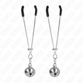 Kink - Dãœnne Glocken-Nippelklammern Silber 7 Cm