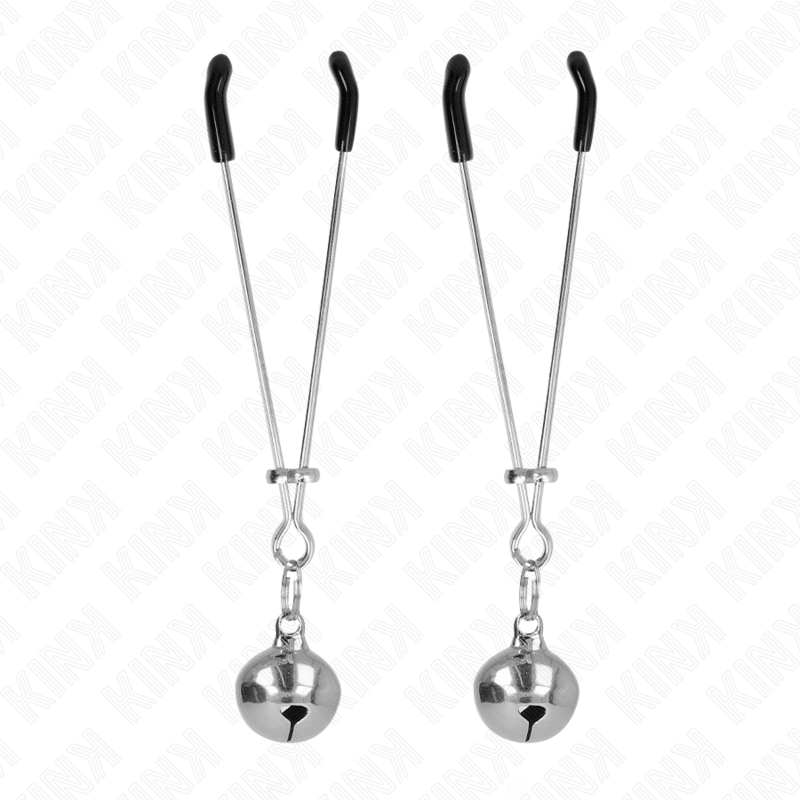 Kink - Dãœnne Glocken-Nippelklammern Silber 7 Cm