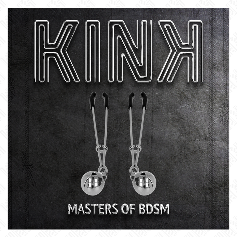 Kink - Dãœnne Glocken-Nippelklammern Silber 7 Cm