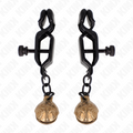 Kink - Bell Jaw Style Nippelklemmen Schwarz 7 Cm
