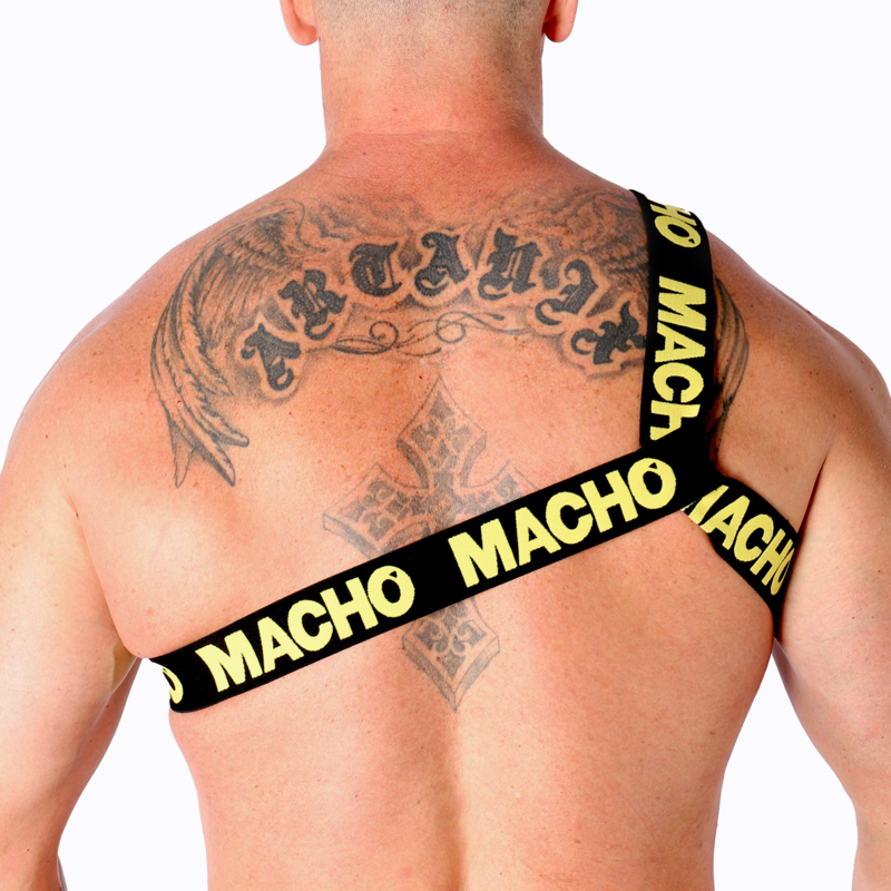 Macho - Rã–Misches Geschirr Gelb S/M
