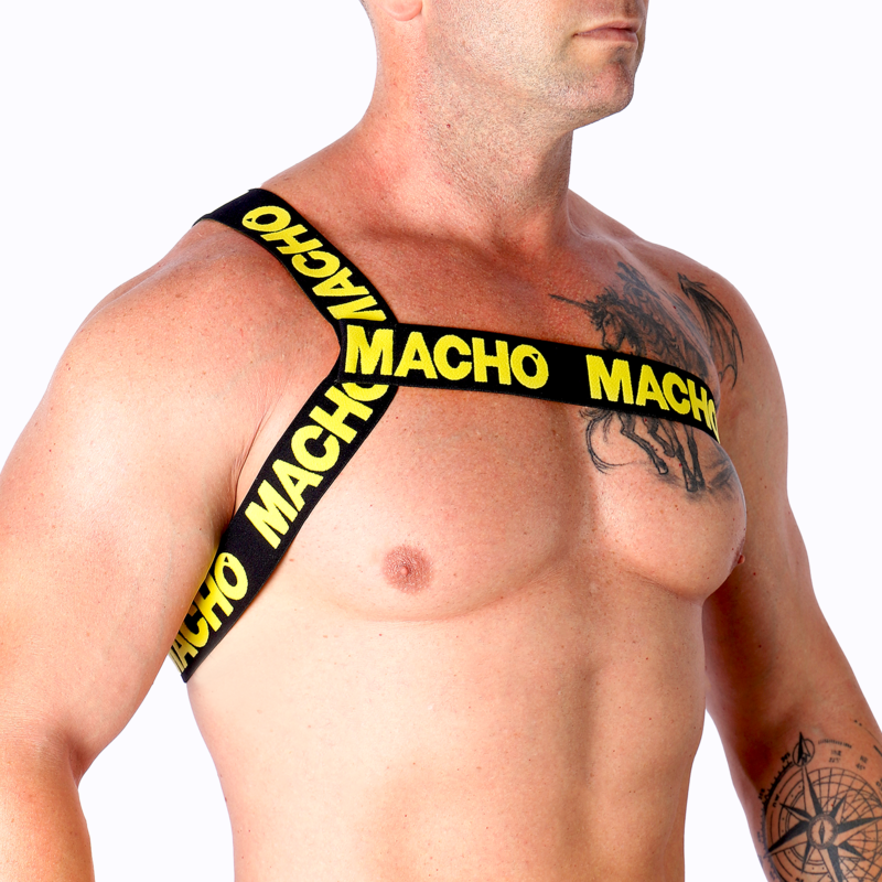 Macho - Rã–Misches Geschirr Gelb S/M