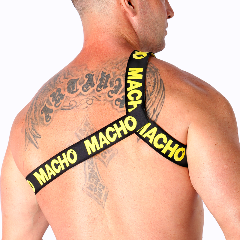 Macho - Rã–Misches Geschirr Gelb S/M