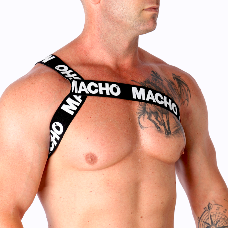 Macho - Rã–Misches Harness Weiss S/M