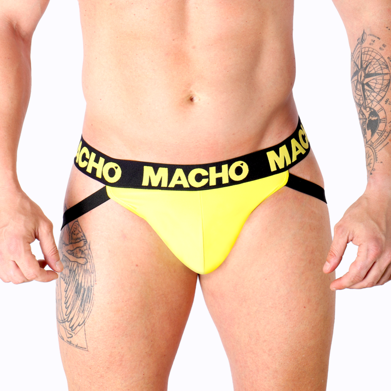 Macho - Mx25a Jock Lycra Yellow XL