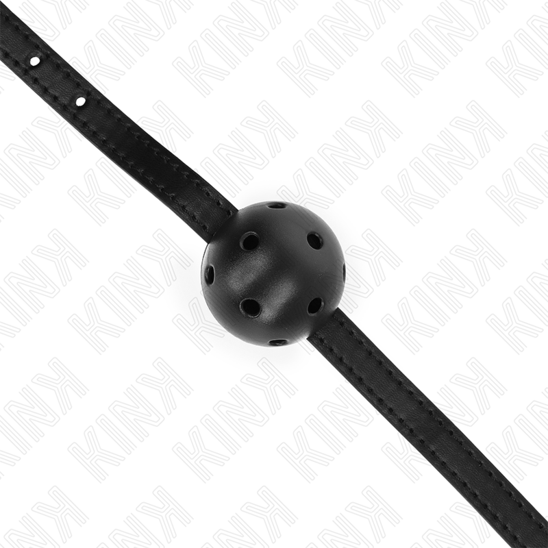 Kink - Simplicity Schwarzer Atmungsaktiver Ball 4,5 Cm Gag 62 X 1,5 Cm