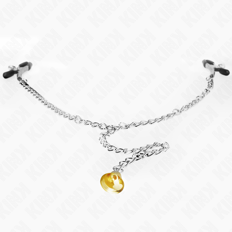 Kink - Kette Nippelklemmen Mit Hornanhãnger 30 Cm