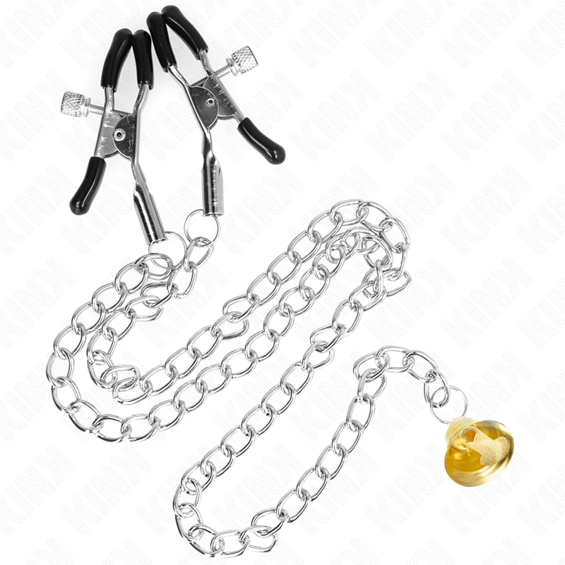 Kink - Kette Nippelklemmen Mit Hornanhãnger 30 Cm