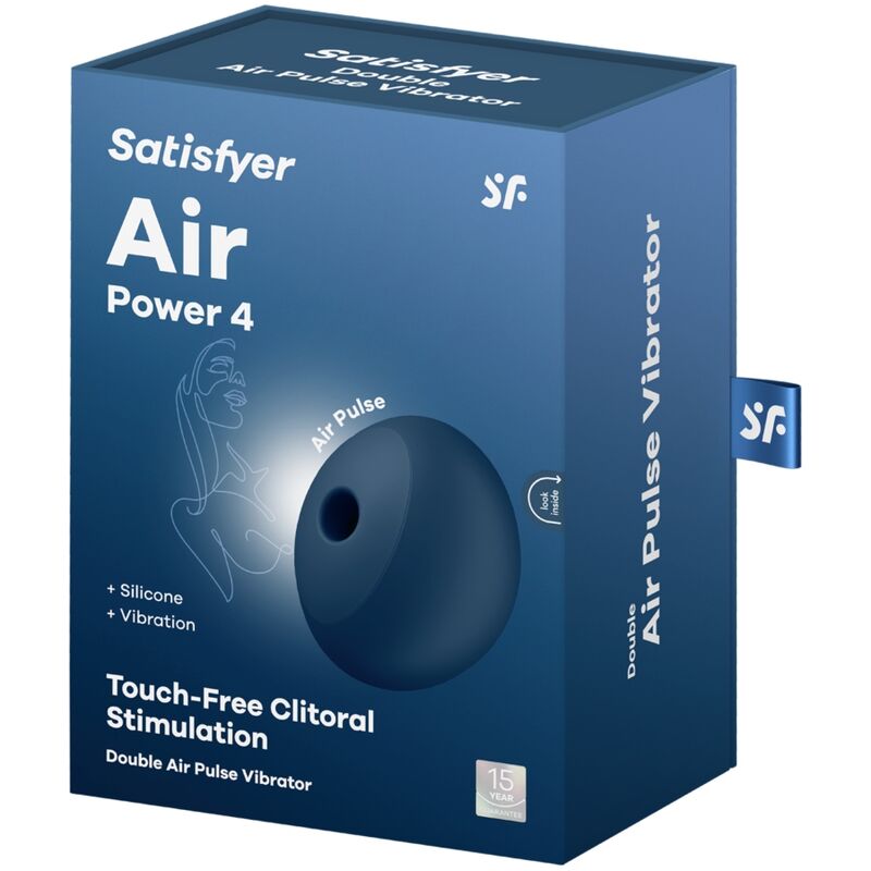 Satisfyer - Air Power 4 Stimulator & Vibrator 12 Vibrationen Blau