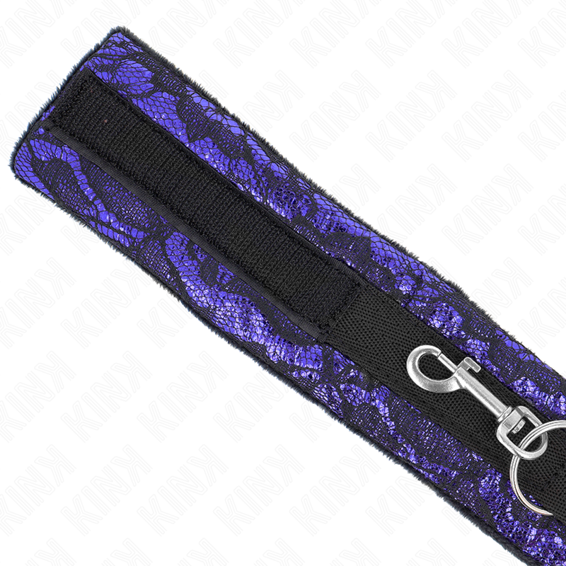 Kink - Kurze Halskette Aus Samtspitze Mit Gãœrtel 105 Cm Mit Nylonbesatz 44 X 5,5 Cm