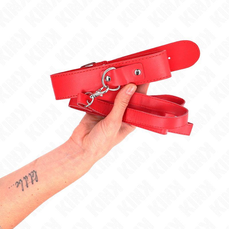 Kink - Halskette Mit Gãœrtel 116 Cm Rojo Gurt Verstellbar 32-50 Cm X 8 Cm