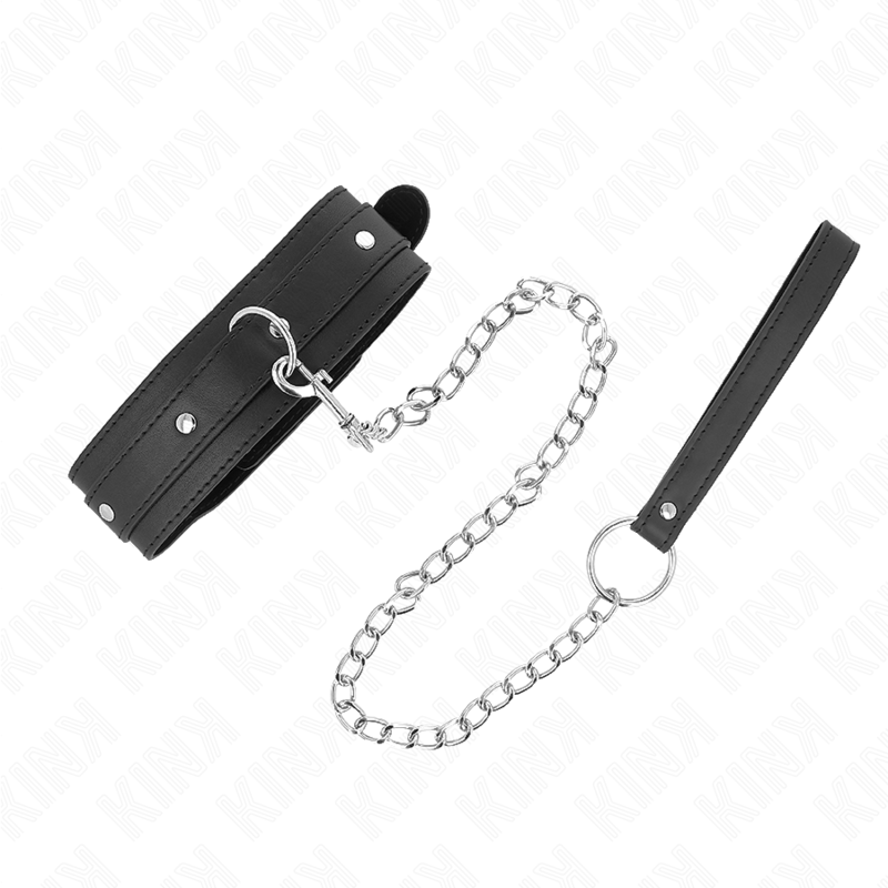 Kink - Halskette Mit Leine 65 Cm 1 Ring Verstellbar 38-49 Cm X 5 Cm