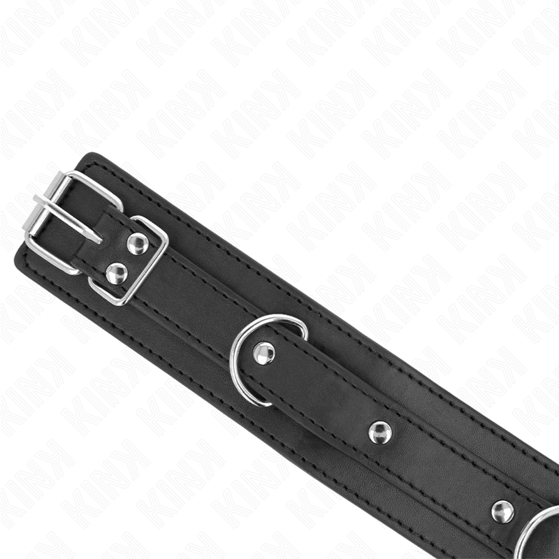 Kink - Halskette Mit Leine 65 Cm 3 Ring Modell 1 Verstellbar 38-49 Cm X 5 Cm