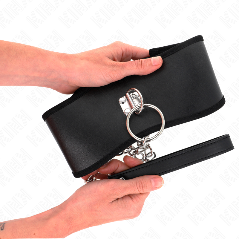 Kink - Halskette 65 Cm Mit Breitem Riemen Verstellbar 40-55 Cm X 10 Cm