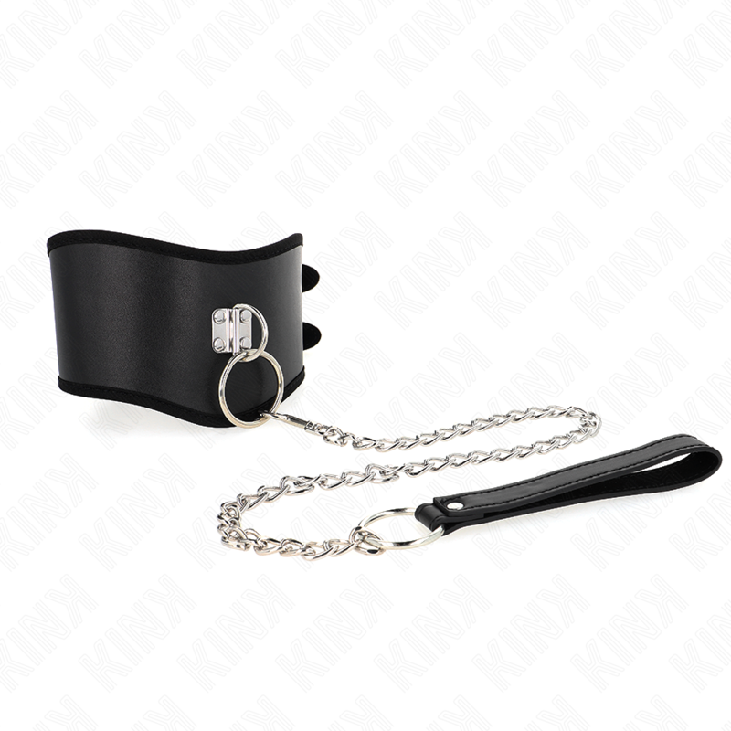 Kink - Halskette 65 Cm Mit Breitem Riemen Verstellbar 40-55 Cm X 10 Cm