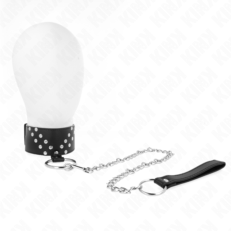 Kink - Halskette Mit Gãœrtel 65 Cm Mit V-Niete Verstellbar 36-43 Cm X 5 Cm