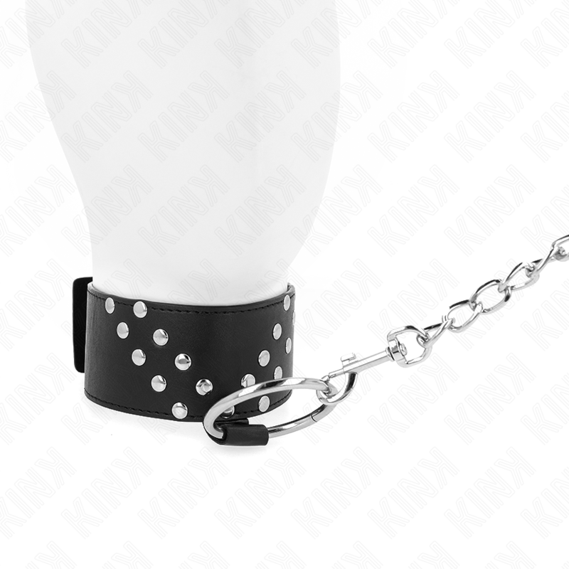 Kink - Halskette Mit Gãœrtel 65 Cm Mit V-Niete Verstellbar 36-43 Cm X 5 Cm