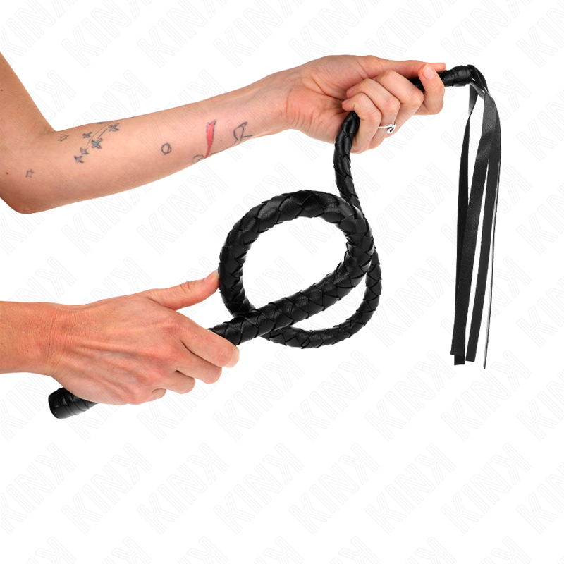 Kink - Lange Peitsche Mit Perlen 110 Cm