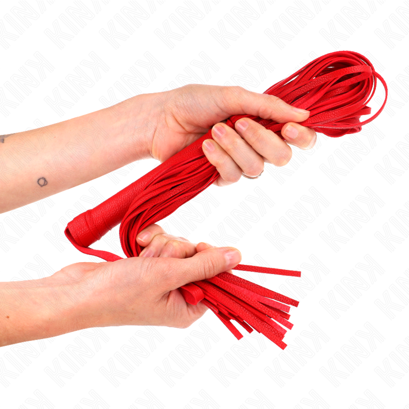 Kink - Rote Weich-Pvc-Peitsche 70 Cm