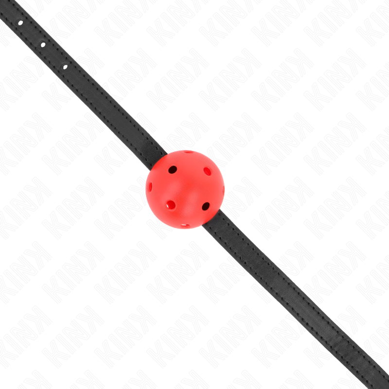 Kink - Simplicity Rot Atmungsaktiver 4,5 Cm Ballgag 62 X 1,5 Cm