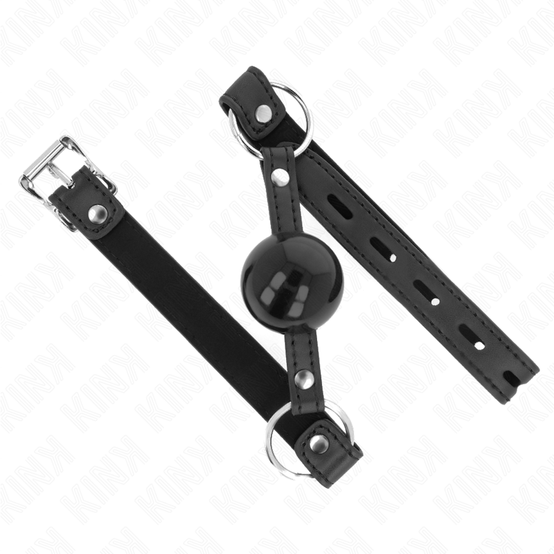 Kink - Tpe Ball 4 Cm Knebel Mit Schwarzem Schloss 60 X 2 Cm