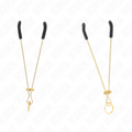 Kink - D�nne Nippelklemmen Gold 7 Cm