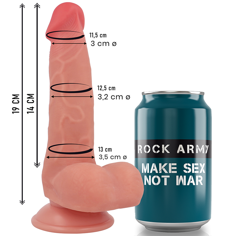 Rockarmy - Flãœssigsilikonfuchs 19 Cm -O- 3,2 Cm