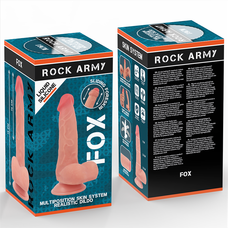 Rockarmy - Flãœssigsilikonfuchs 19 Cm -O- 3,2 Cm
