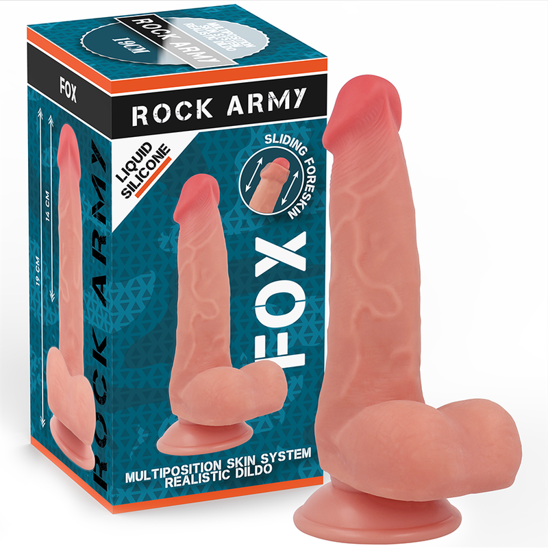 Rockarmy - Flãœssigsilikonfuchs 19 Cm -O- 3,2 Cm