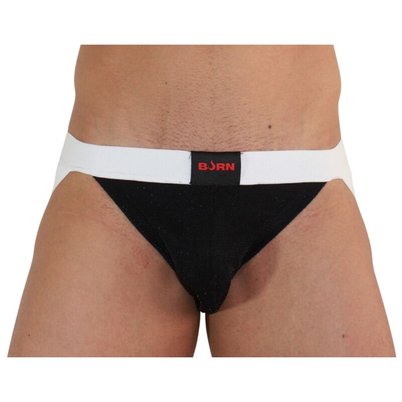 Burn - 004 Jock Glã„Nzend Schwarz / Weiss S