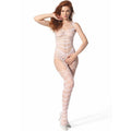 Passion - Bs 102 Bodystocking Weiss Eine Grã–Sse