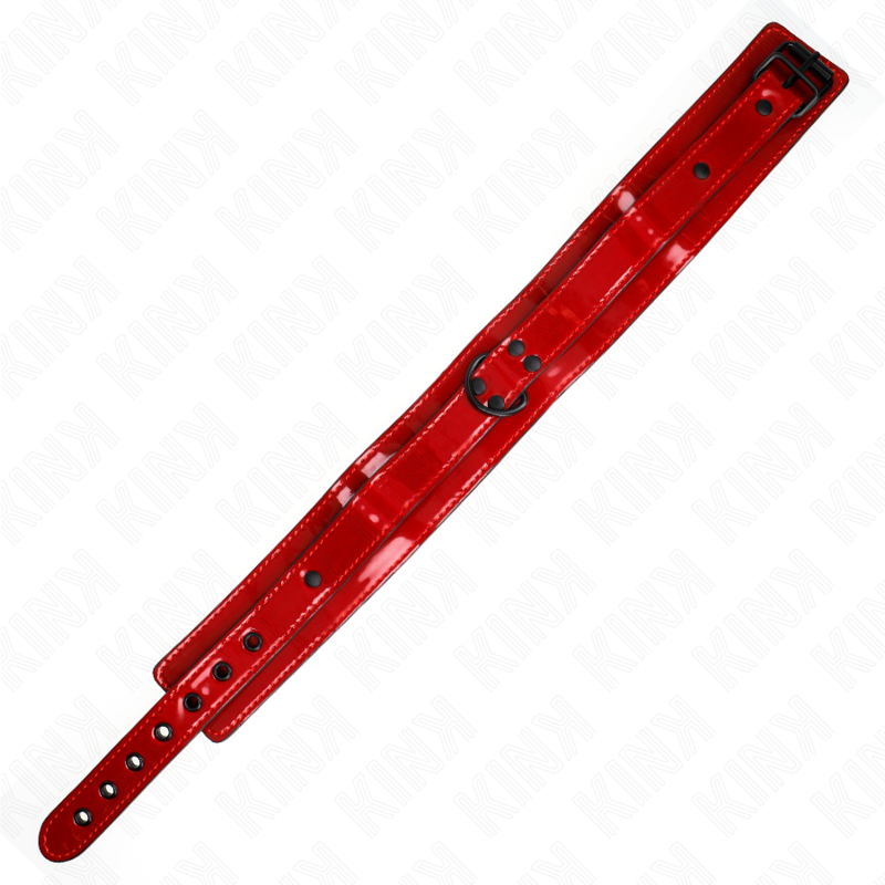 Kink - Weinrote Verstellbare Halskette 37,5-49,5 Cm X 5 Cm