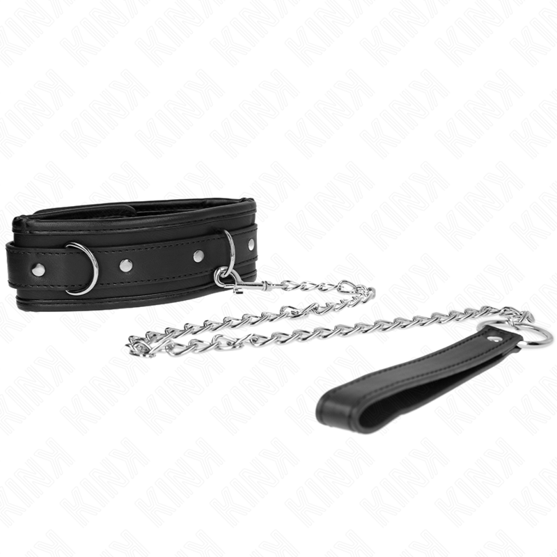 Kink - Basismodell Halsband Mit Leine 65 Cm Modell 1 53 X 6 Cm