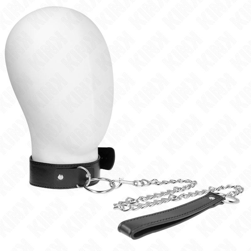 Kink - Basismodell Halsband Mit Leine Modell 4 Verstellbar 36-43 Cm