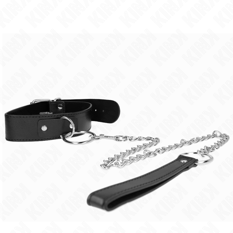 Kink - Basismodell Halsband Mit Leine Modell 4 Verstellbar 36-43 Cm