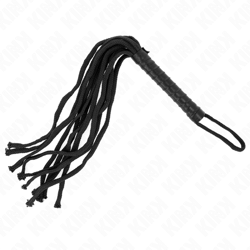 Kink - Schwarze Seilpeitsche 56 Cm