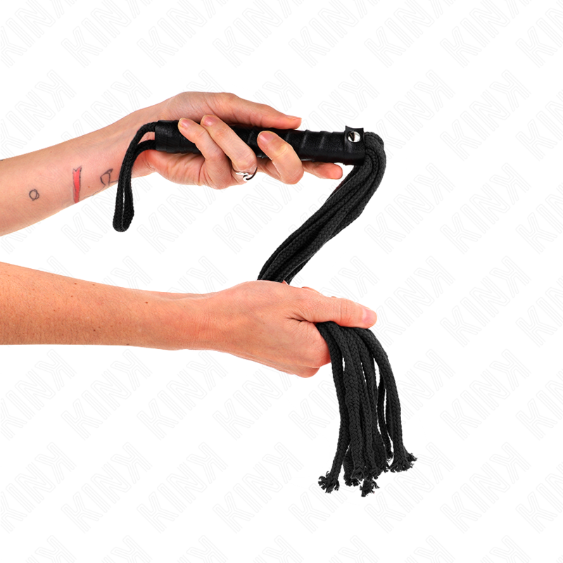 Kink - Schwarze Seilpeitsche 56 Cm