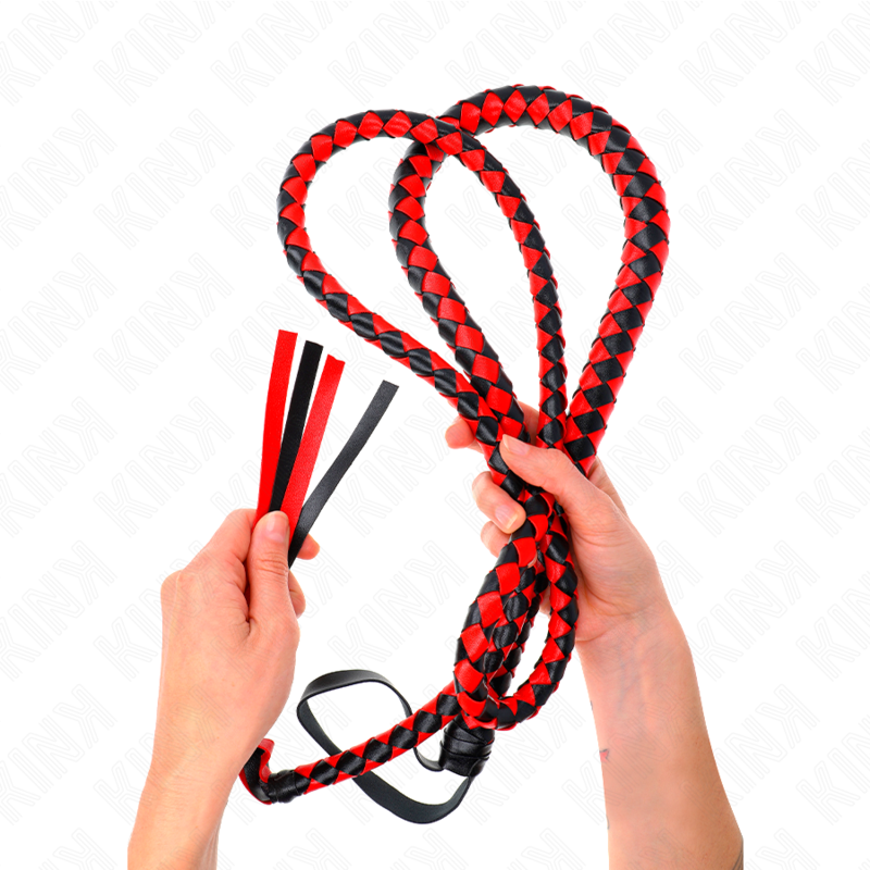 Kink - Rote Lange Schlangenpeitsche 210 Cm