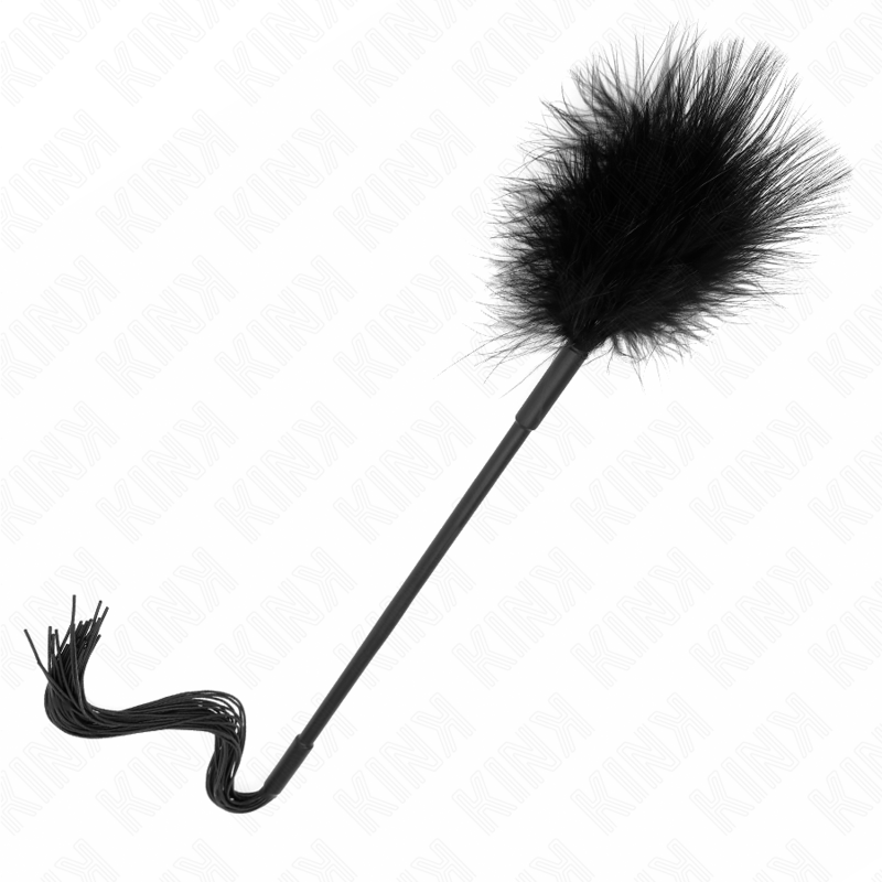 Kink - Silikonpeitsche Mit Federn Zum Kitzeln 47 Cm