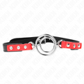 Kink - Knebel Mit Mehreren O-Ringen 4 / 4,8 Cm Rot 38 X 56 Cm